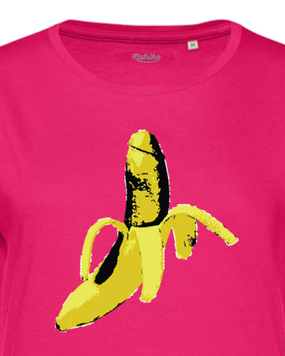 Dámské tričko s potiskem Pop art banana