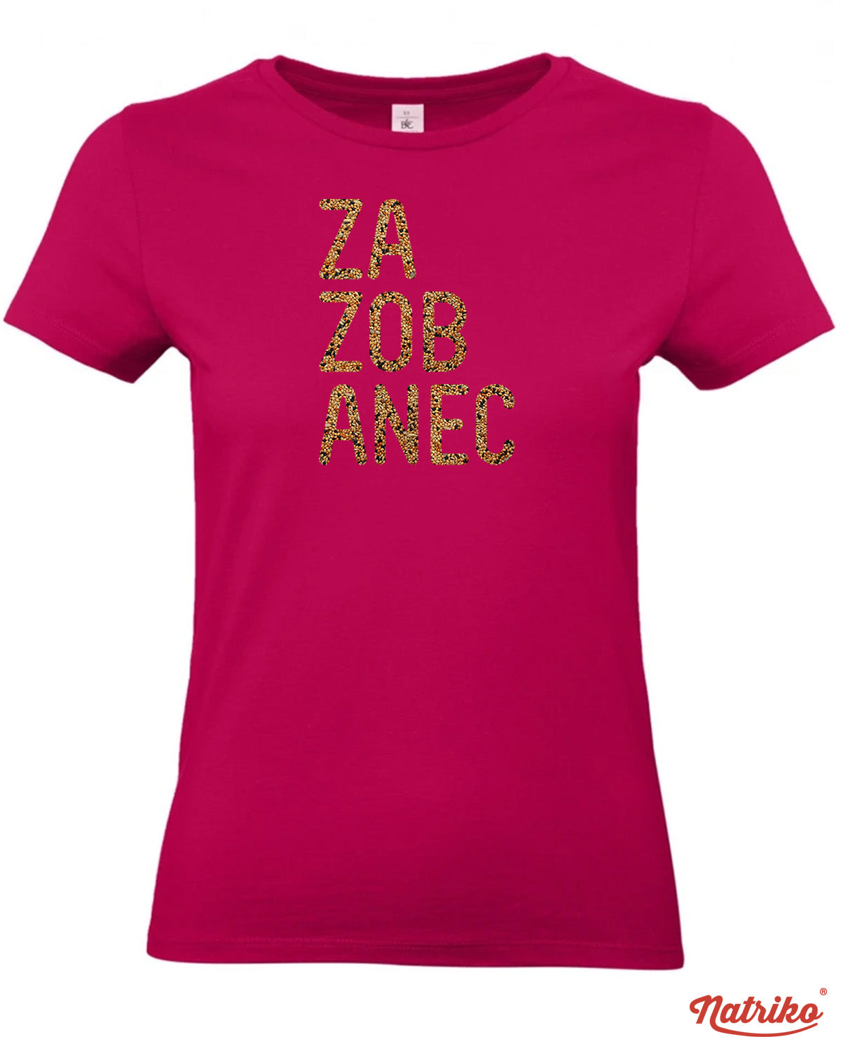 Dámské tričko s potiskem Zazobanec