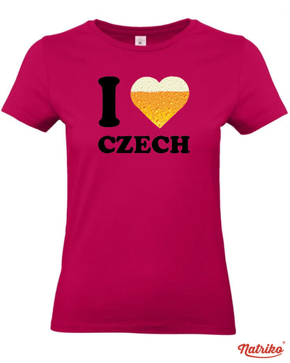 Dámské tričko I love Czech