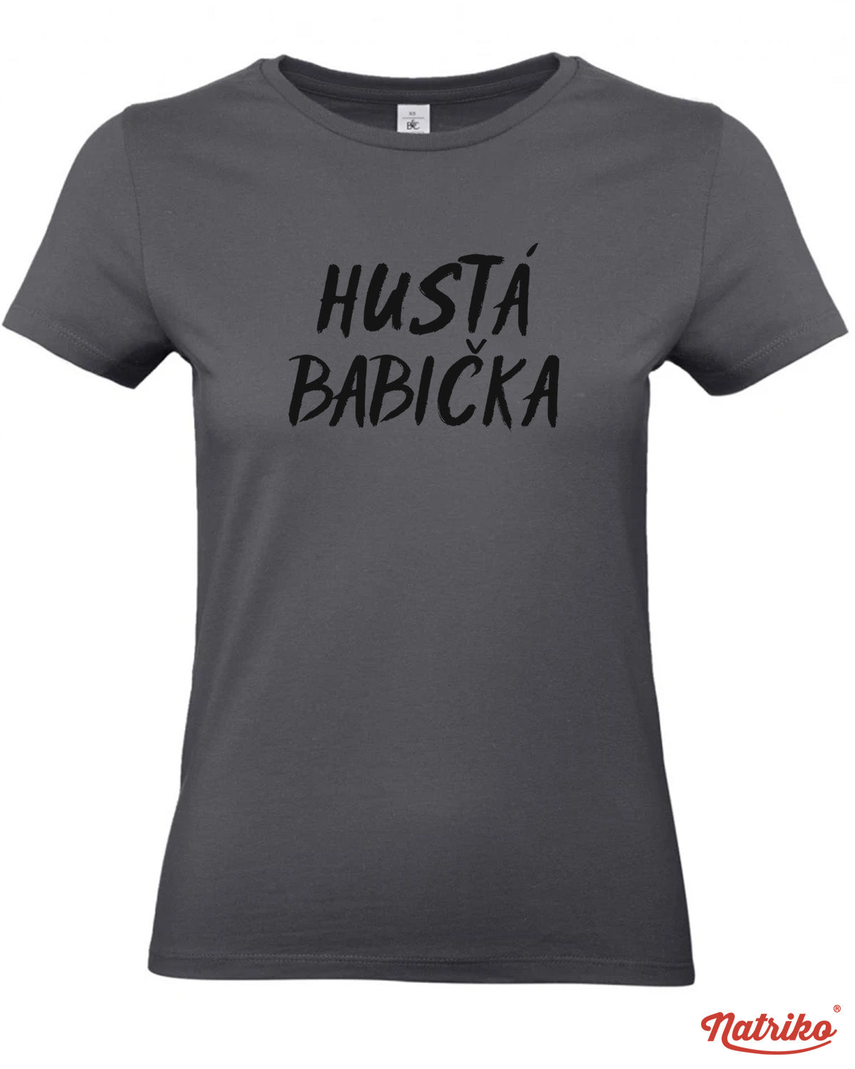 Dámské tričko s potiskem Hustá babička