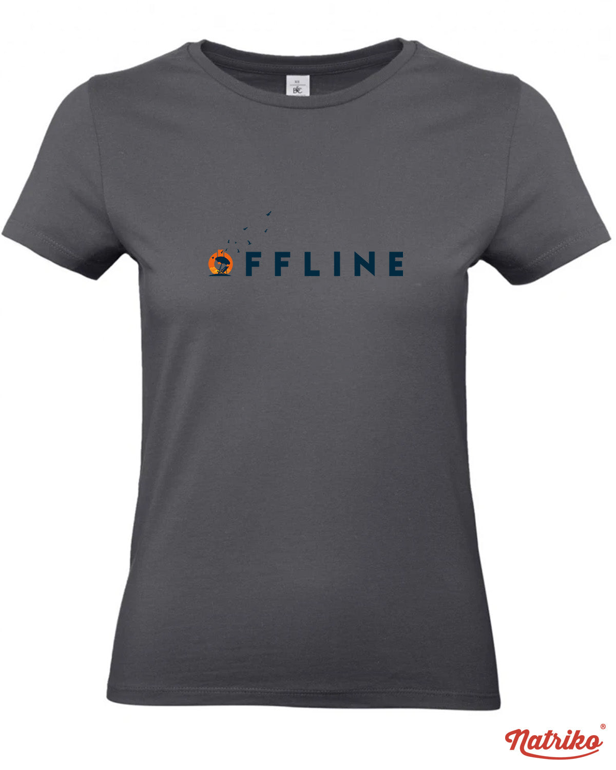 Dámské tričko s potiskem Offline