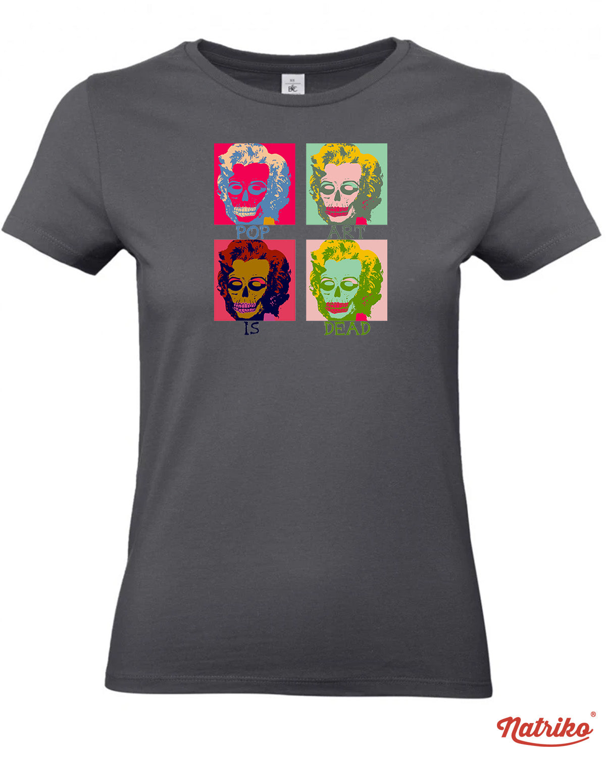 Dámské tričko s potiskem Pop art is dead