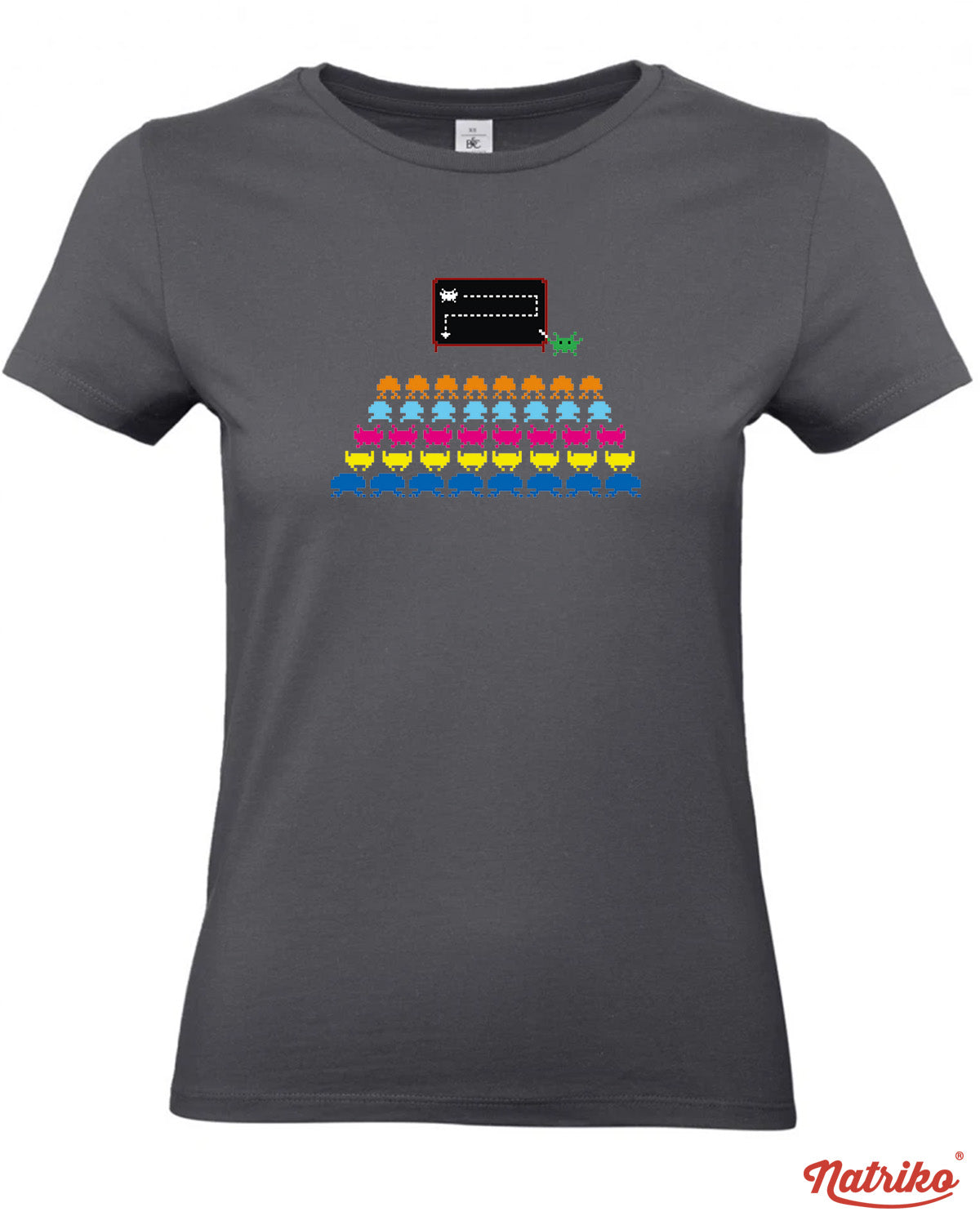 Dámské tričko s potiskem Space invaders