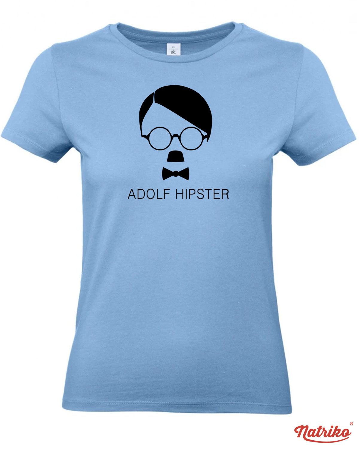 Dámské tričko s potiskem Adolf Hipster