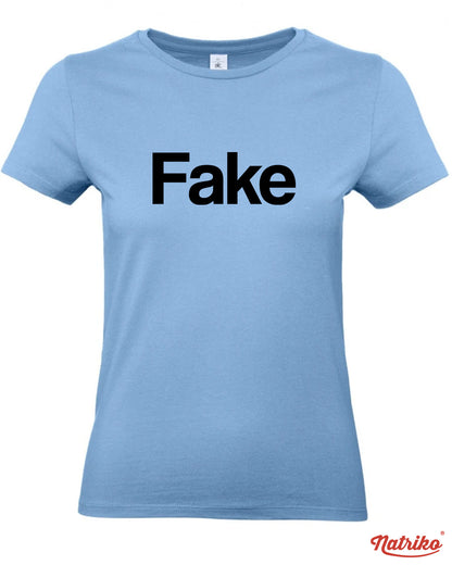 Dámské tričko s potiskem Fake