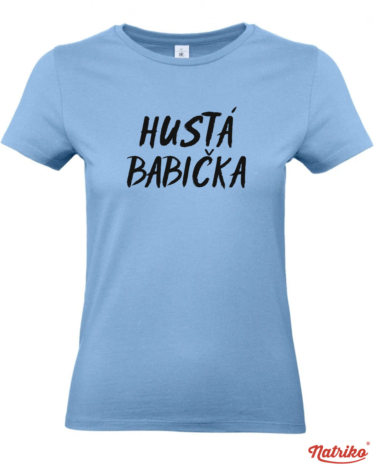 Dámské tričko s potiskem Hustá babička