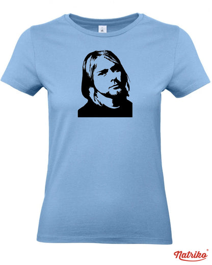 Dámské tričko s potiskem Kurt Cobain