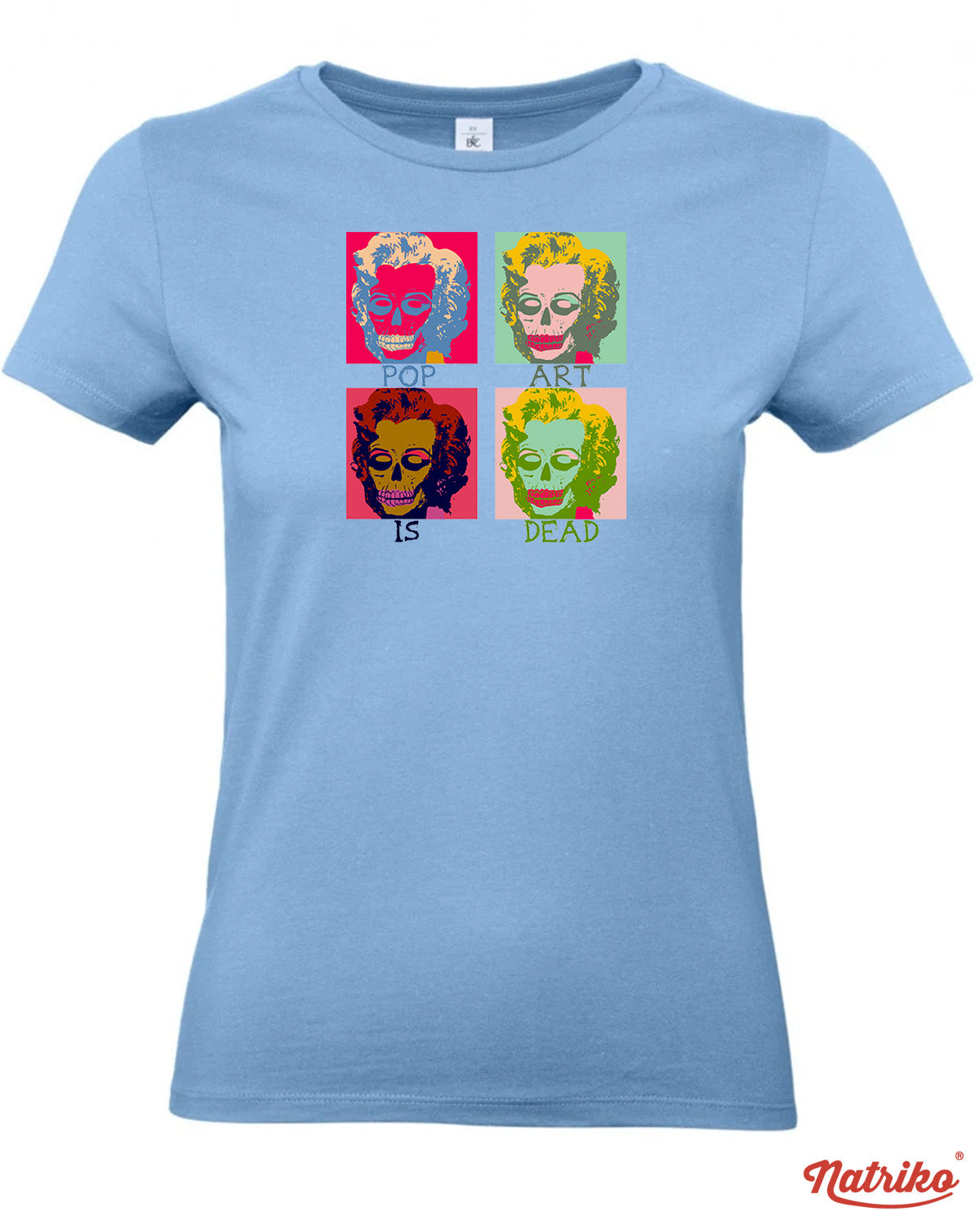 Dámské tričko s potiskem Pop art is dead