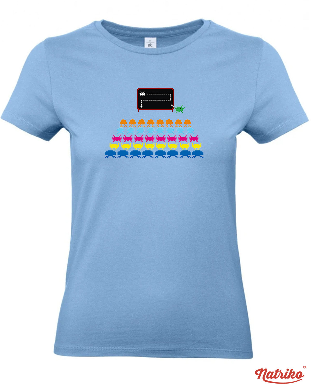 Dámské tričko s potiskem Space invaders