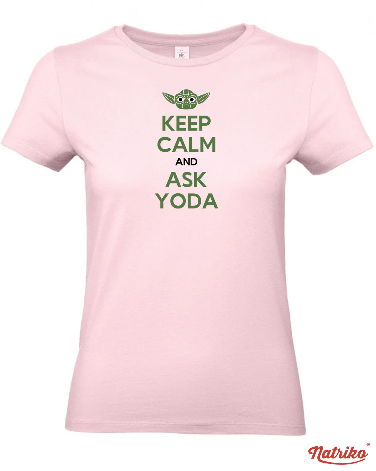 Dámské tričko s potiskem Ask Yoda