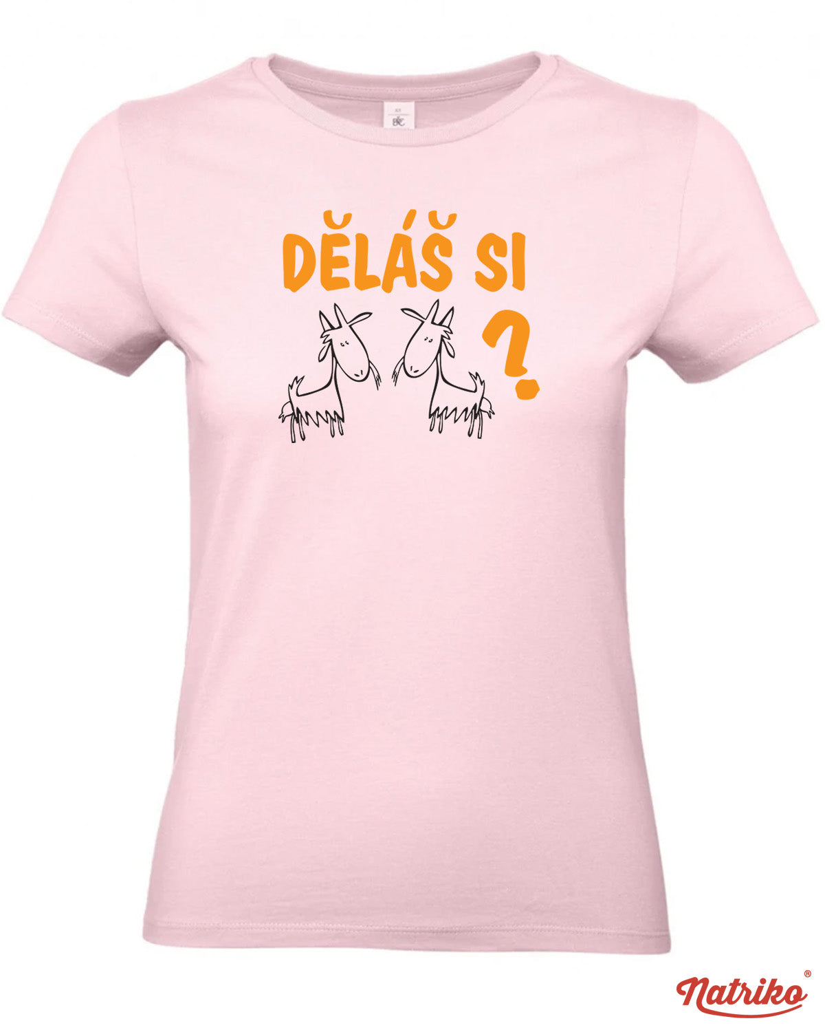 Dámské tričko s potiskem Děláš si kozy