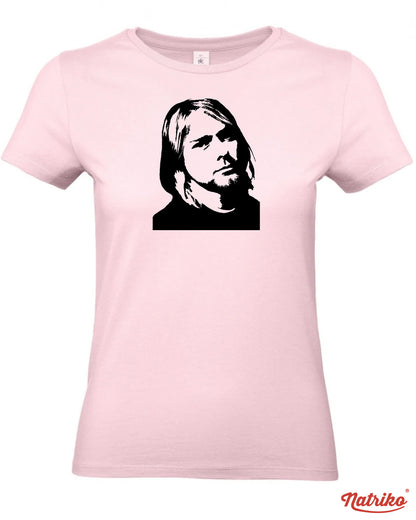 Dámské tričko s potiskem Kurt Cobain