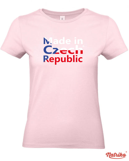 Dámské tričko s potiskem Made in Czech