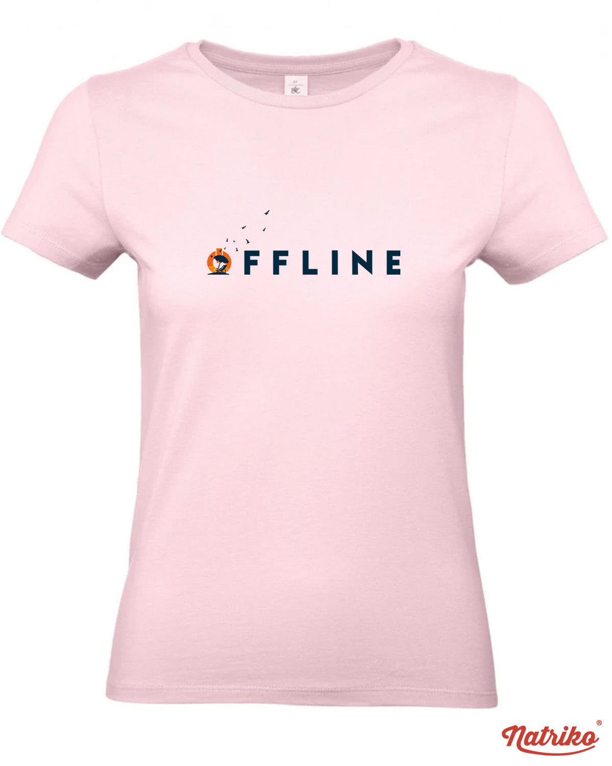 Dámské tričko s potiskem Offline