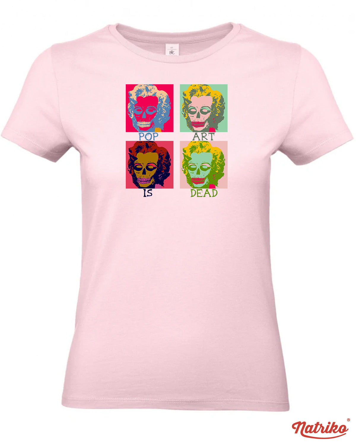 Dámské tričko s potiskem Pop art is dead