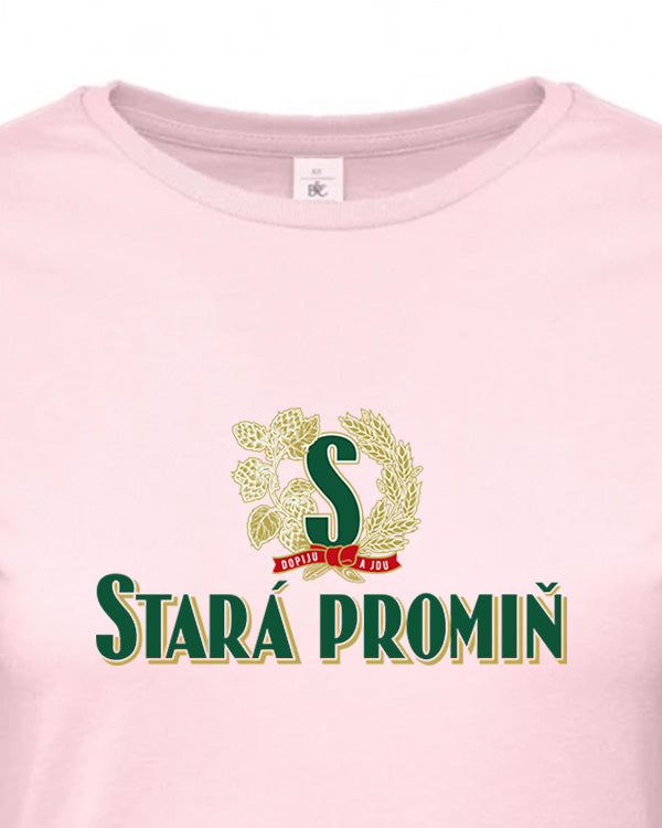 Dámské tričko s potiskem Stará promiň