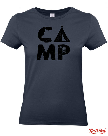 Dámské tričko s potiskem Camp