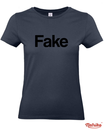 Dámské tričko s potiskem Fake