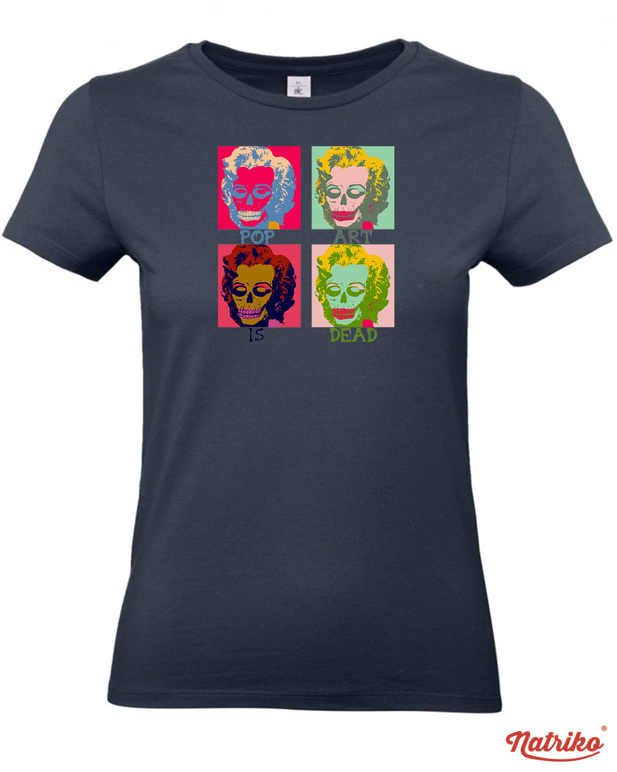Dámské tričko s potiskem Pop art is dead