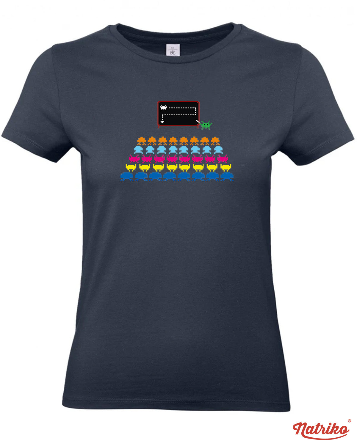 Dámské tričko s potiskem Space invaders