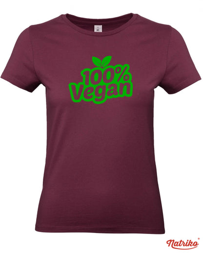 Dámské tričko s potiskem 100% vegan