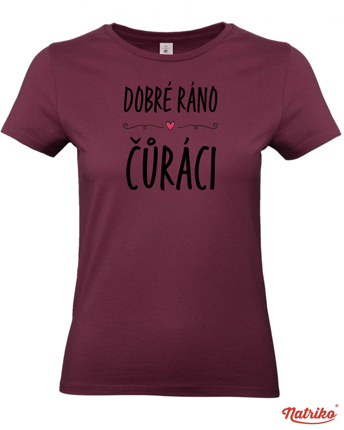 Dámské tričko s potiskem Dobré ráno čůráci