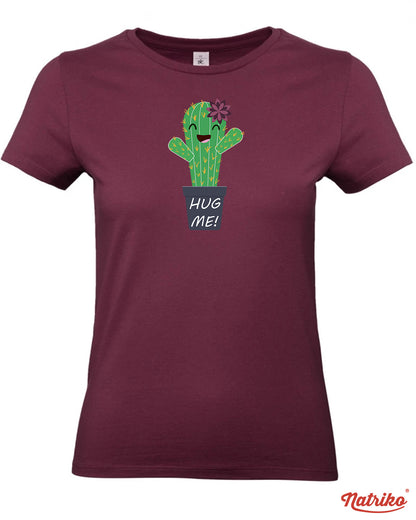 Dámské tričko s potiskem Hug me