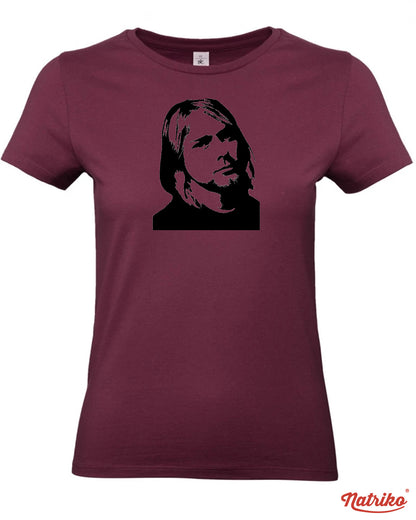 Dámské tričko s potiskem Kurt Cobain