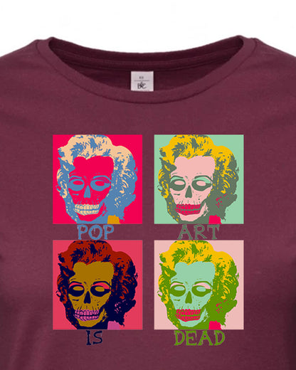 Dámské tričko s potiskem Pop art is dead