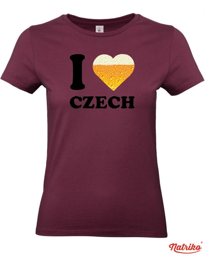 Dámské tričko I love Czech