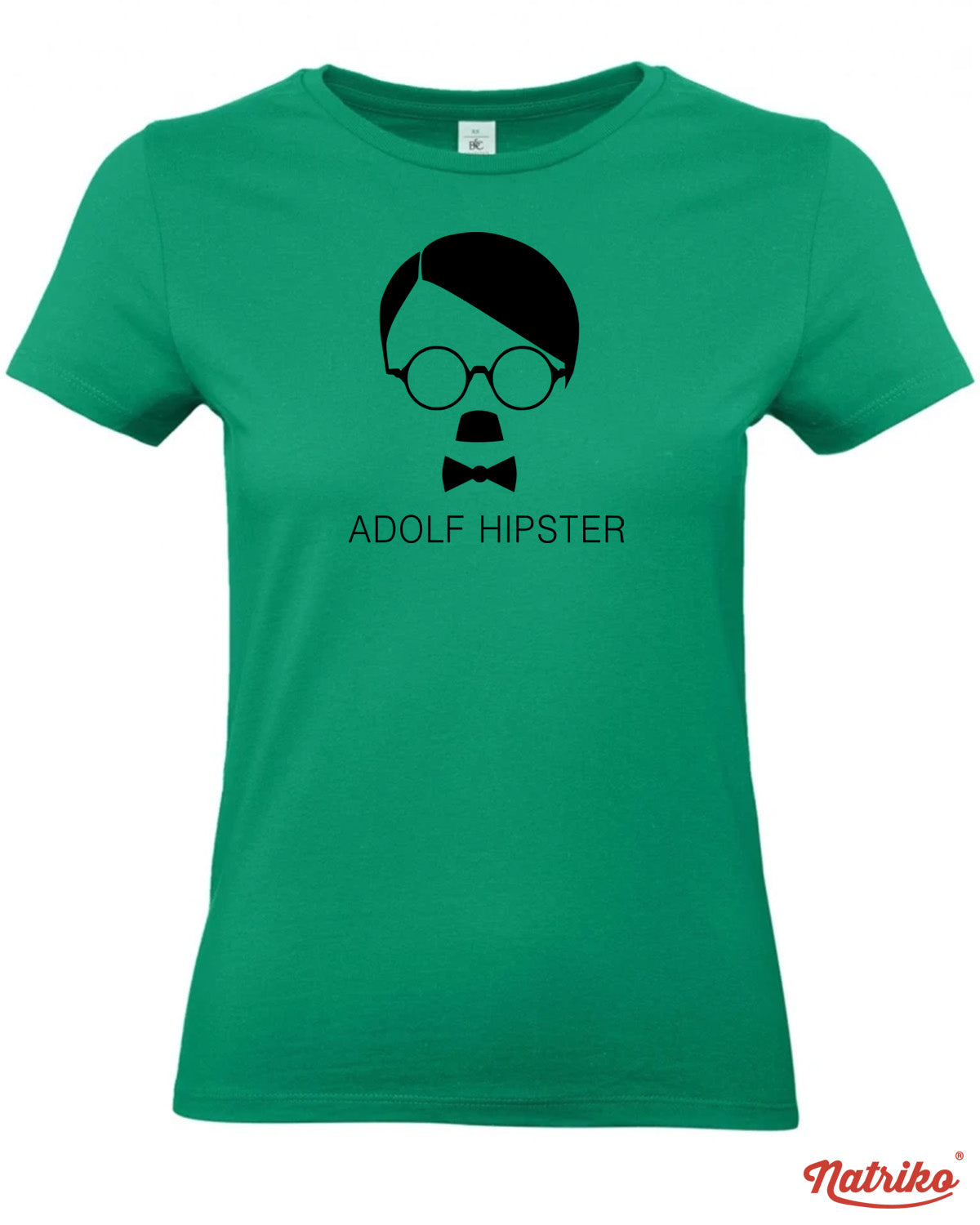 Dámské tričko s potiskem Adolf Hipster