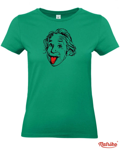 Dámské tričko s potiskem Einstein