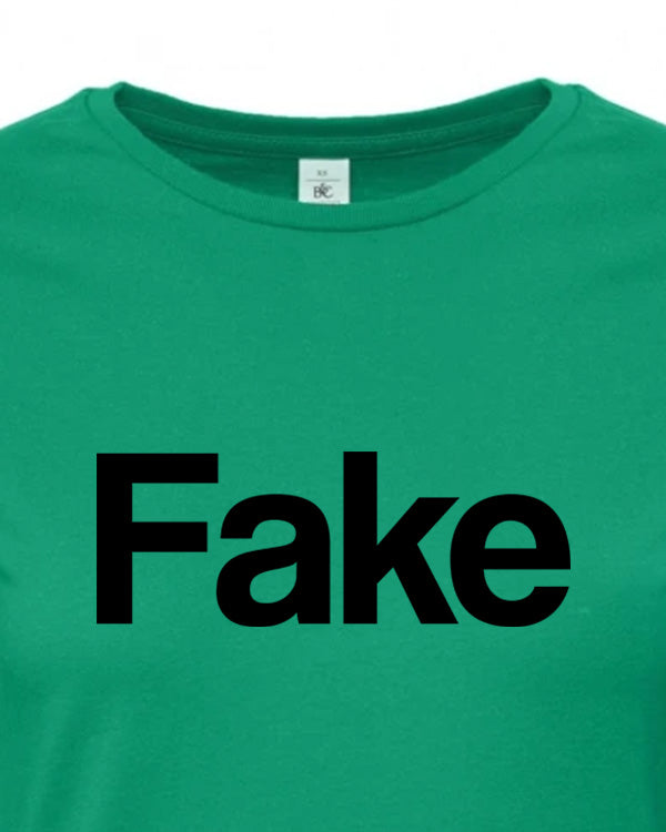 Dámské tričko s potiskem Fake
