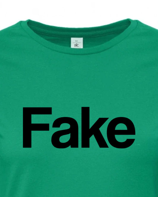 Dámské tričko s potiskem Fake