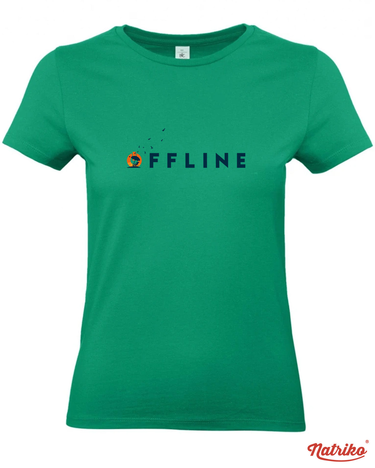 Dámské tričko s potiskem Offline