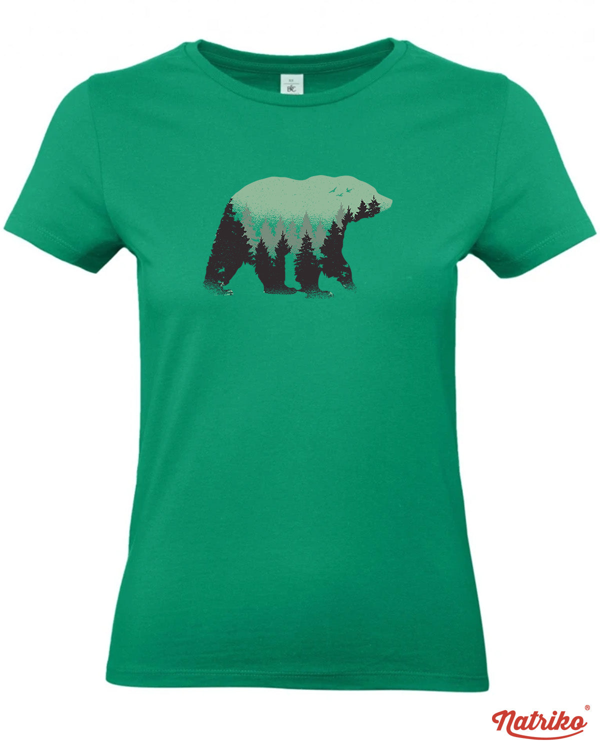 Dámské tričko s potiskem Wild bear