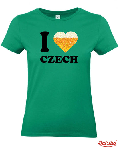 Dámské tričko I love Czech