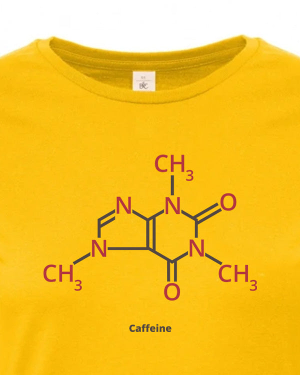 Dámské tričko s potiskem Caffeine