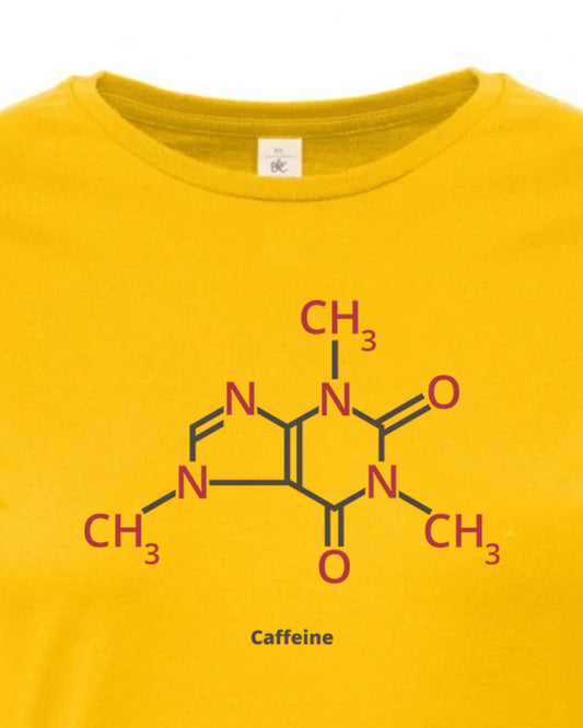 Dámské tričko s potiskem Caffeine