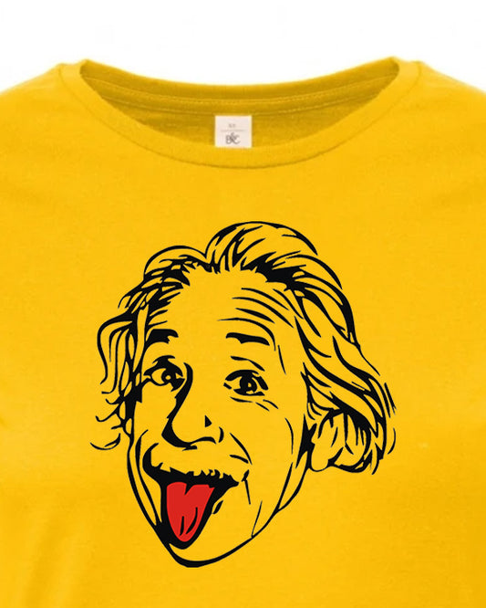 Dámské tričko s potiskem Einstein