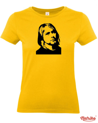 Dámské tričko s potiskem Kurt Cobain