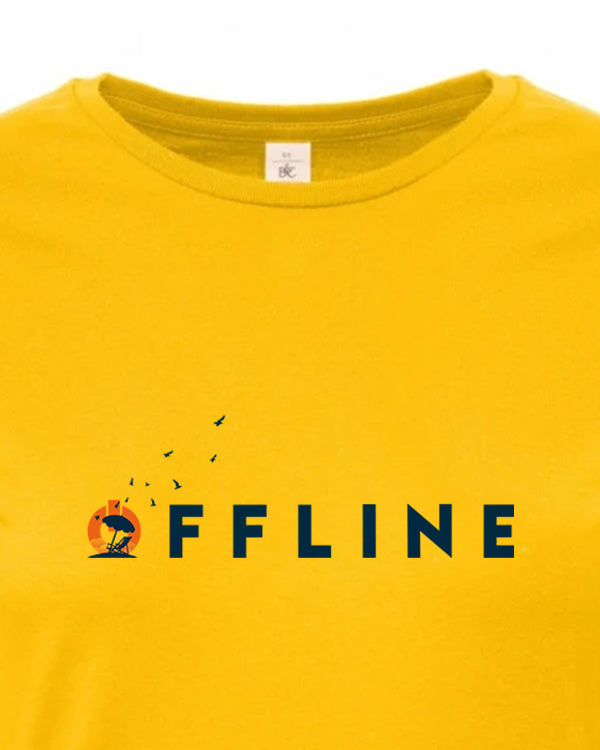 Dámské tričko s potiskem Offline