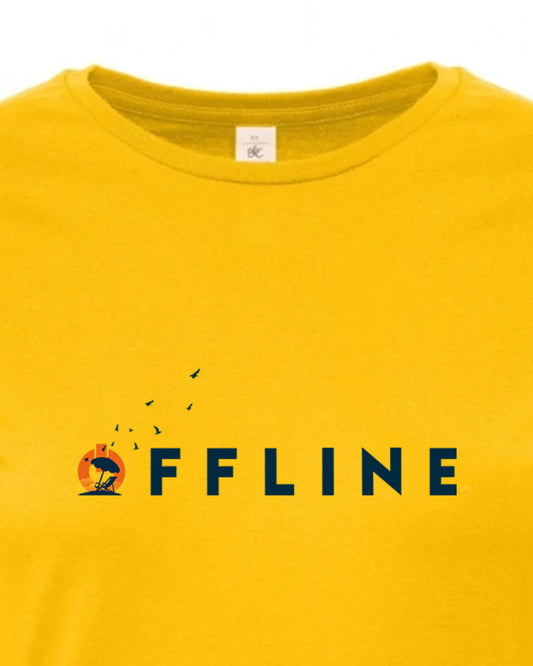 Dámské tričko s potiskem Offline