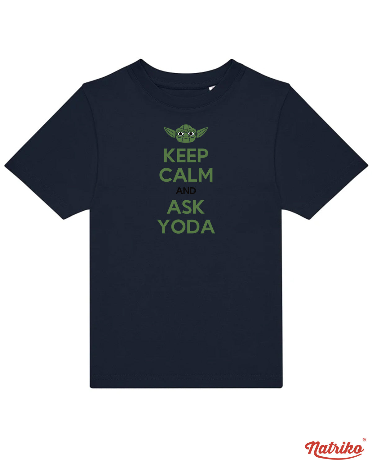 Dětské tričko s potiskem Ask Yoda