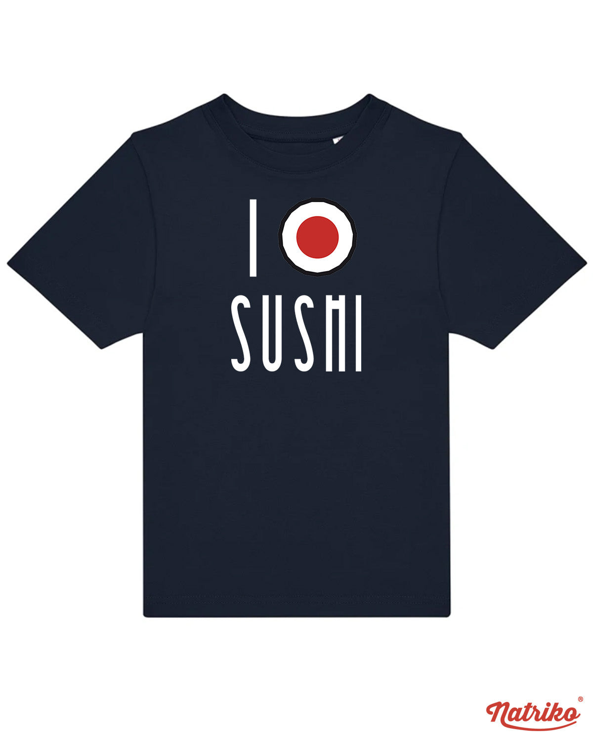 Dětské tričko s potiskem I love sushi