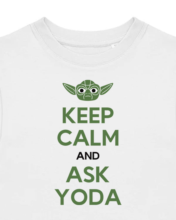 Dětské tričko s potiskem Ask Yoda