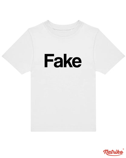 Dětské tričko s potiskem Fake