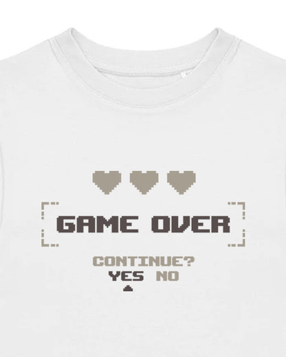 Dětské tričko s potiskem Game over Continue