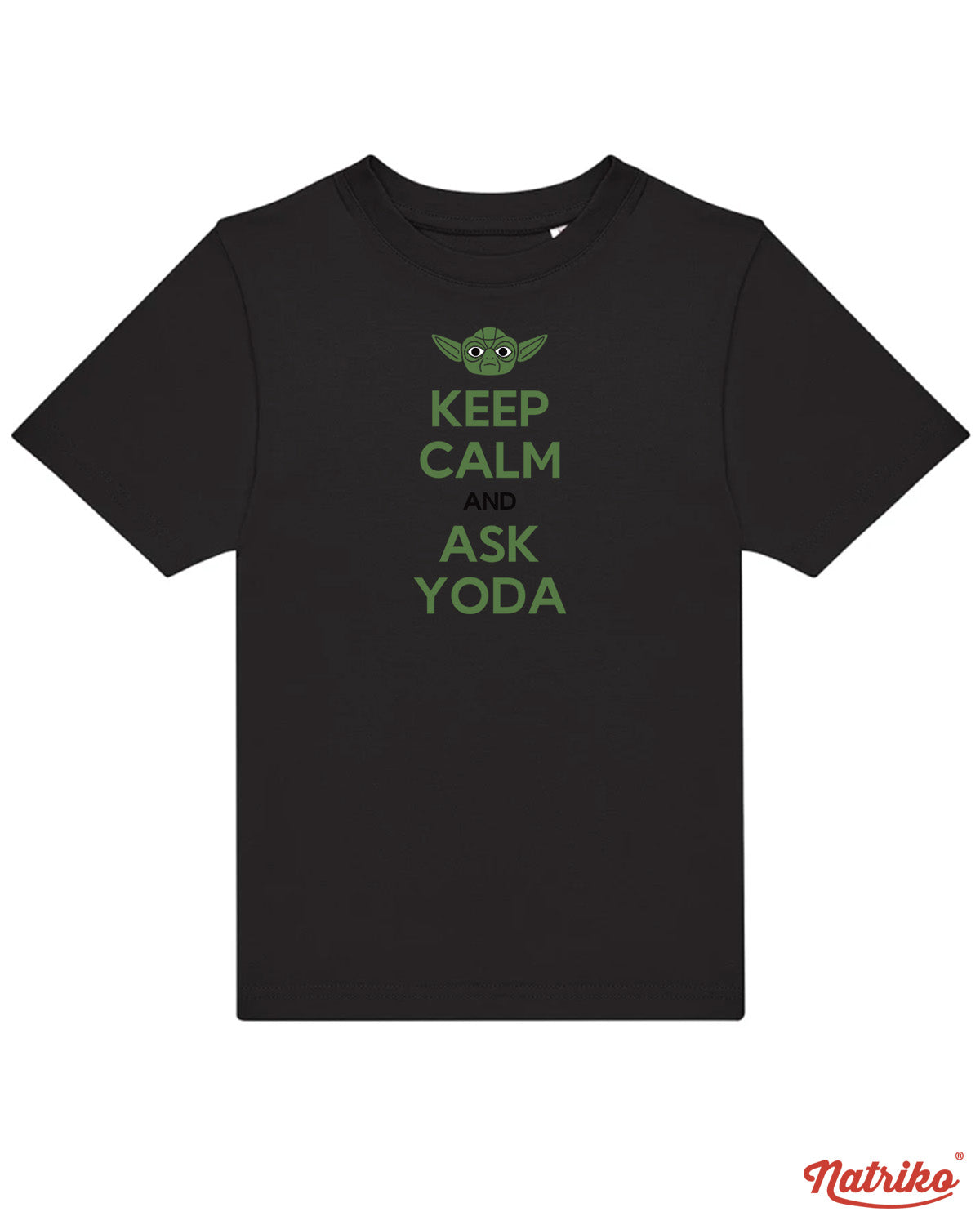 Dětské tričko s potiskem Ask Yoda