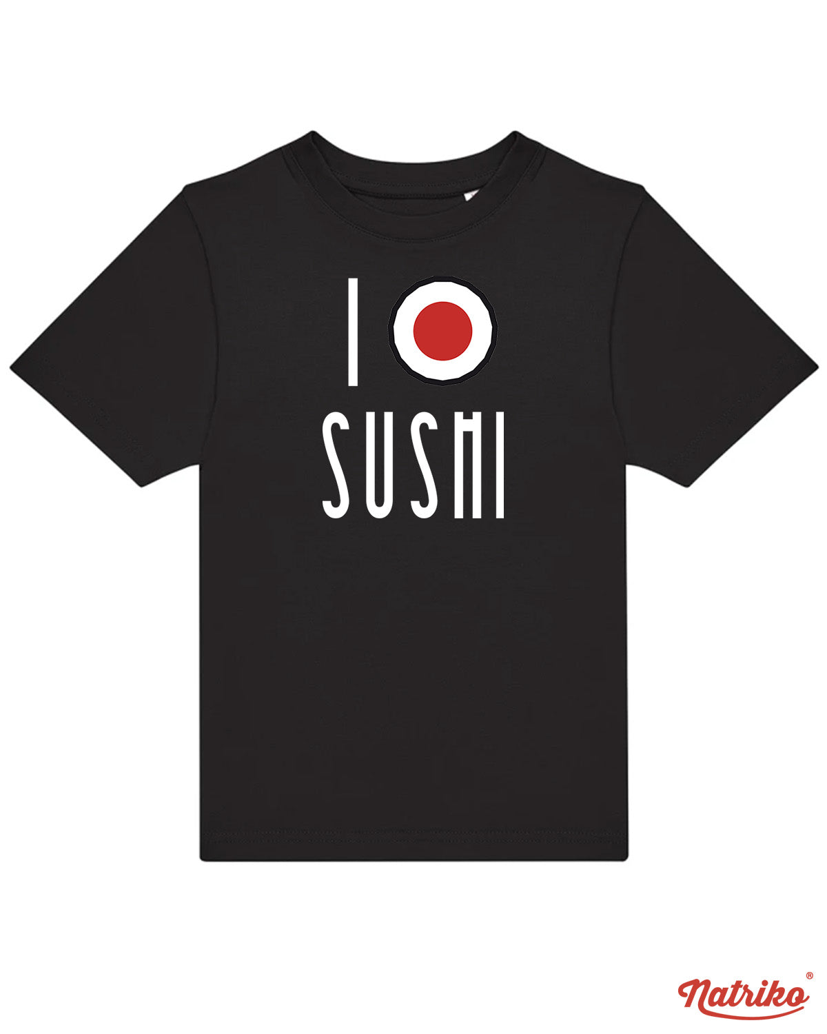 Dětské tričko s potiskem I love sushi